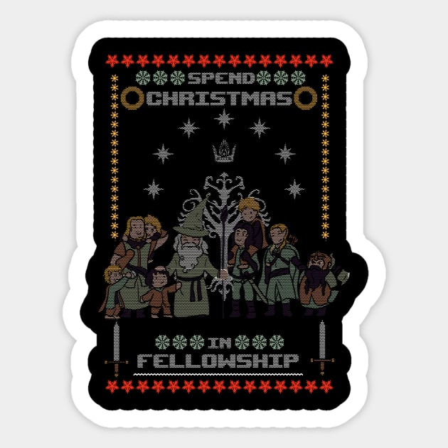 Christmas in Fellowship Sticker by Fan.Fabio_TEE